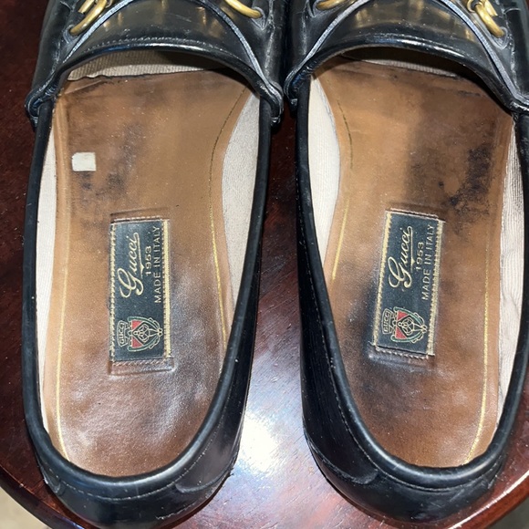 Black Gucci Horsebit Loafers - Picture 11 of 13
